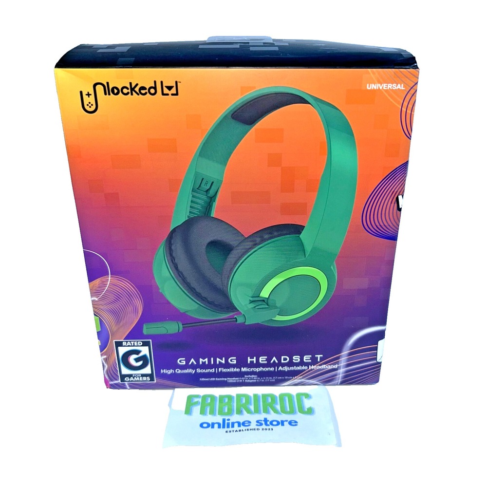 NEW!! Wired Gaming Headset green edition!!!